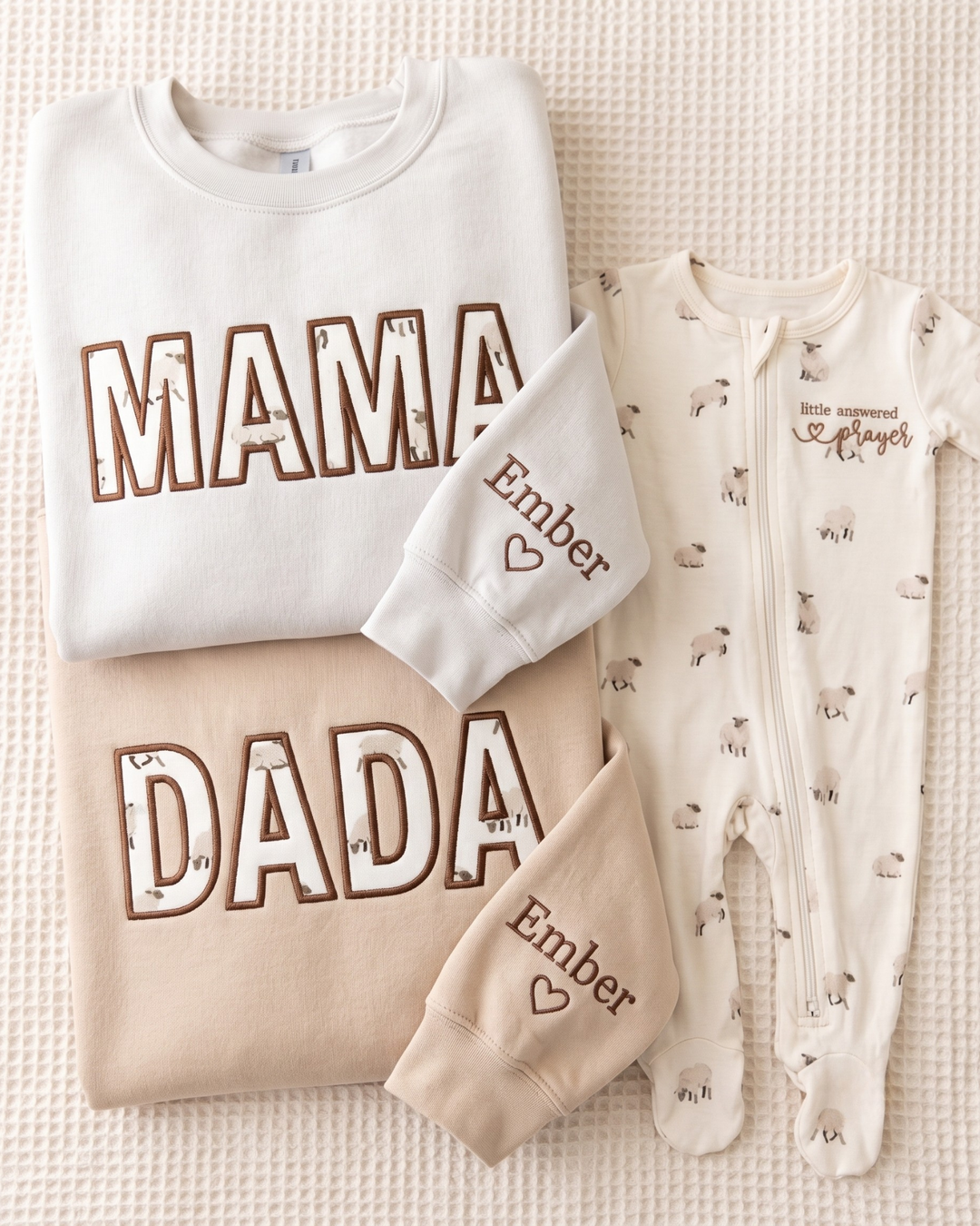 Plantilla de Sudadera de Cuello Redondo de Bambú para Mujer