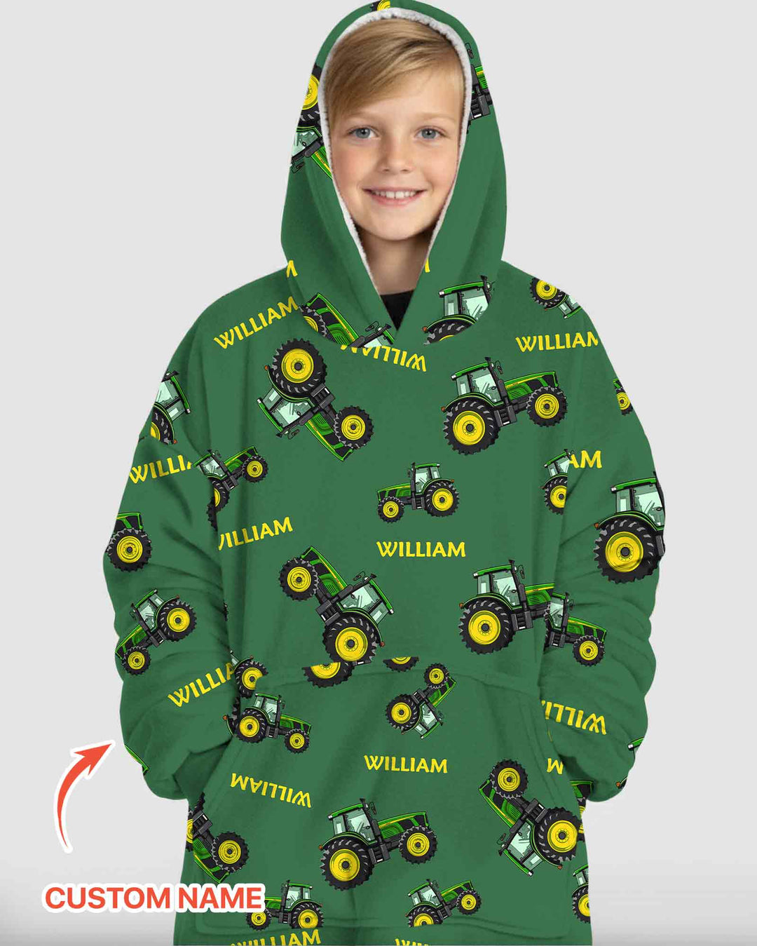 Plantilla de Sudadera Manta de Bambú Personalizada