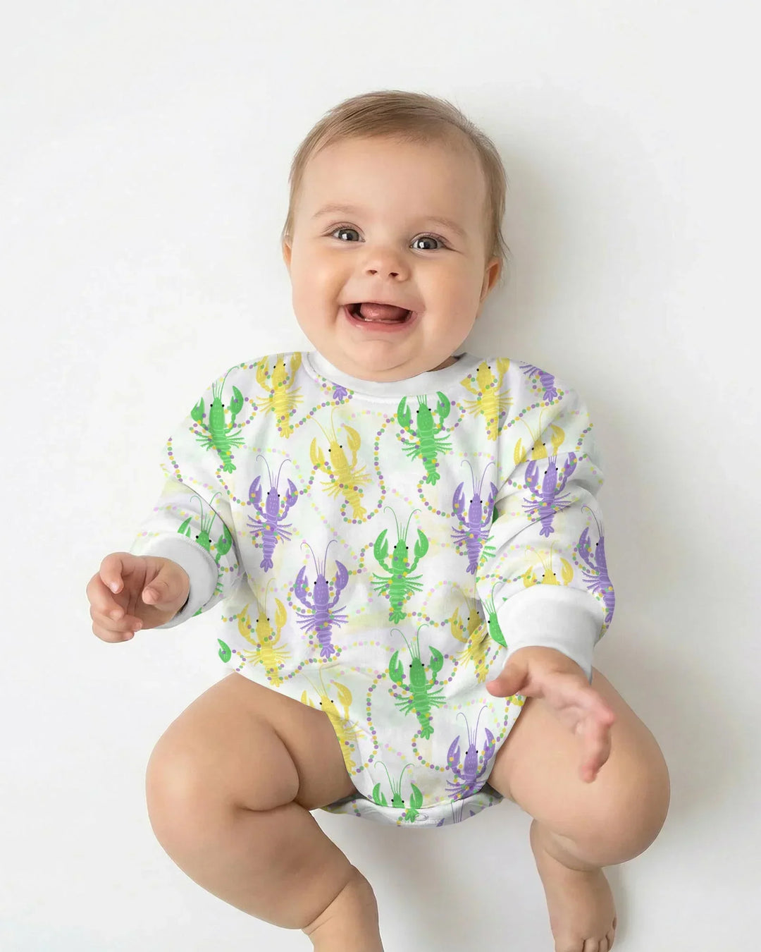 Gerippte Babykleidung mit individuellem Foto - Weich &amp; Skizzenhaft
