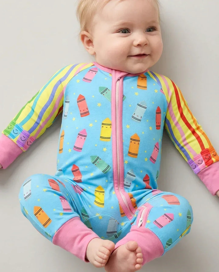 Gerippte Babykleidung mit individuellem Foto - Weich &amp; Skizzenhaft