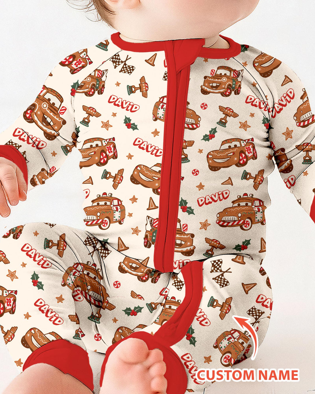 Christmas Cookie Cars Bamboo Convertible Zippy