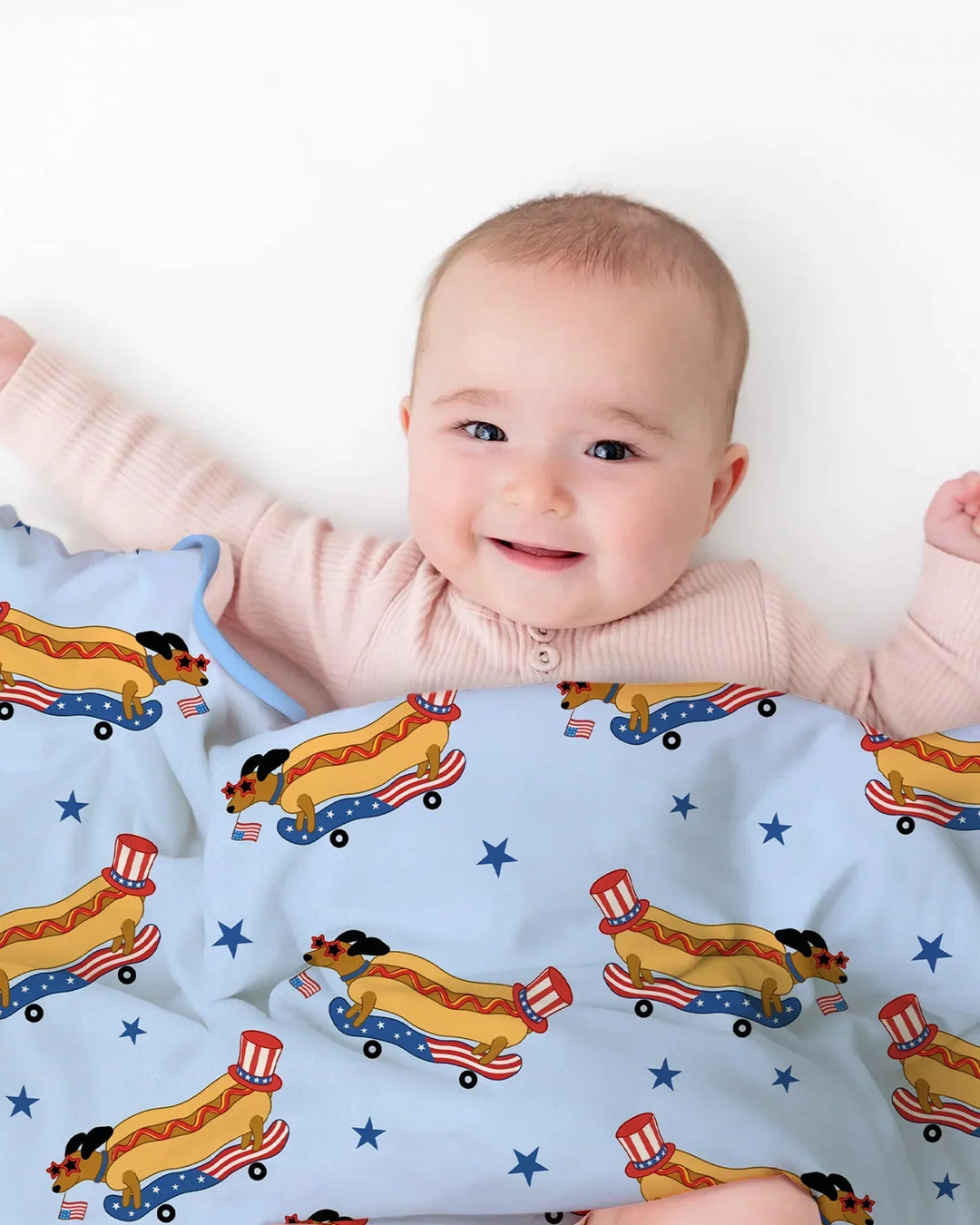 American Hot Dog Bamboo Blanket