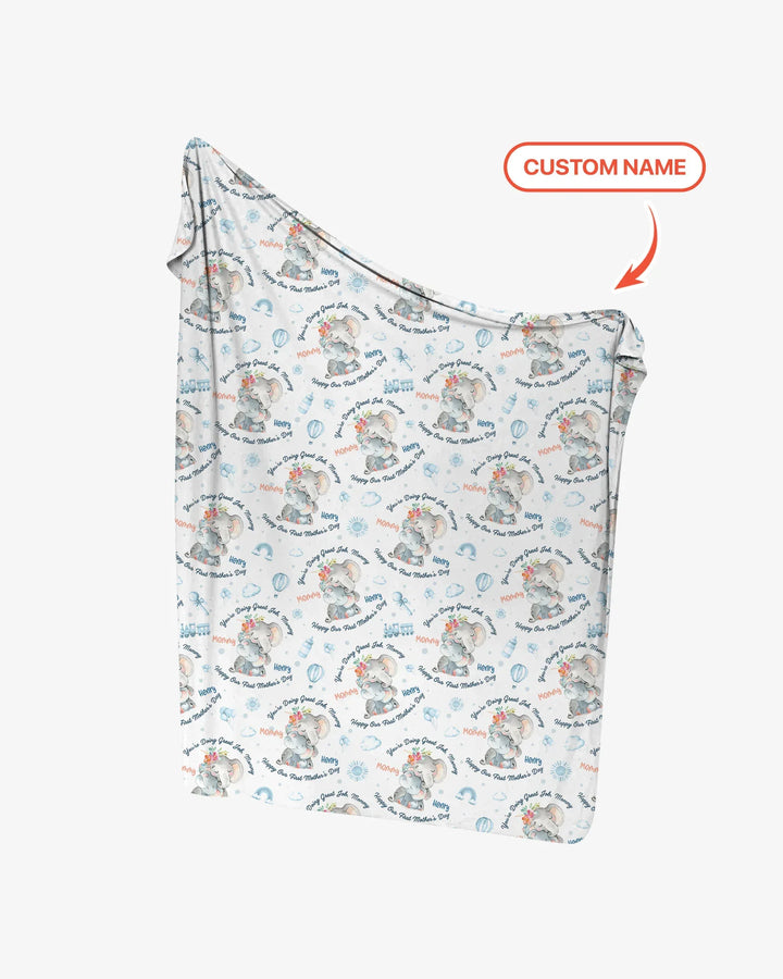 You're Doing Great Job, Mommy swaddle blanket