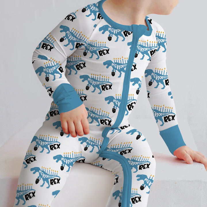 Dinosaur Hanukkah Boy Convertible Zippy