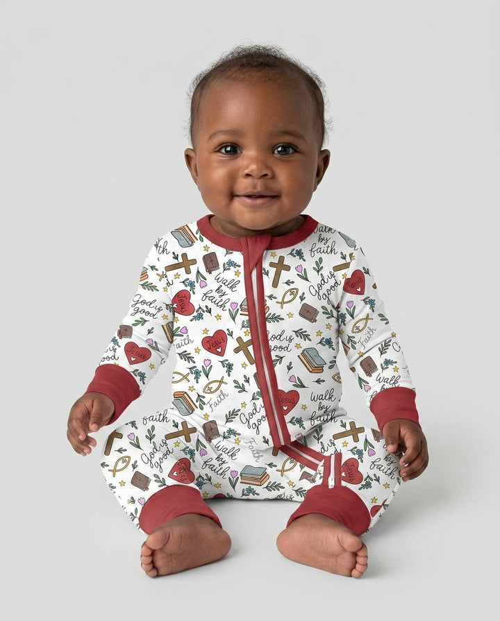 Love Jesus God Is Good Bamboo Convertible Zippy