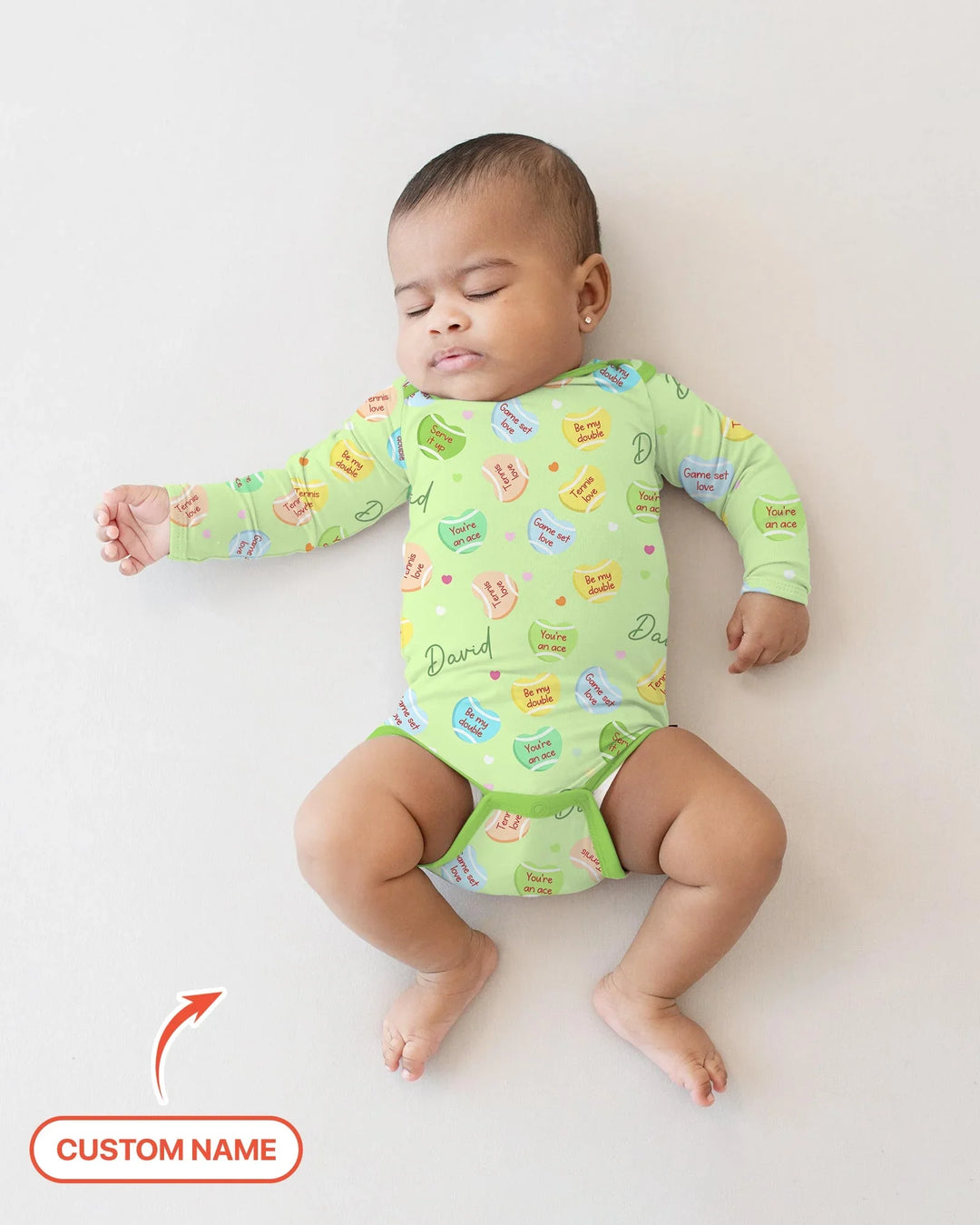Gerippte Babykleidung mit individuellem Foto - Weich &amp; Skizzenhaft