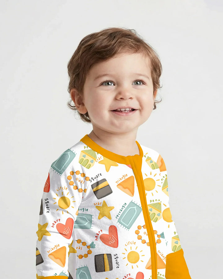 Gerippte Babykleidung mit individuellem Foto - Weich &amp; Skizzenhaft