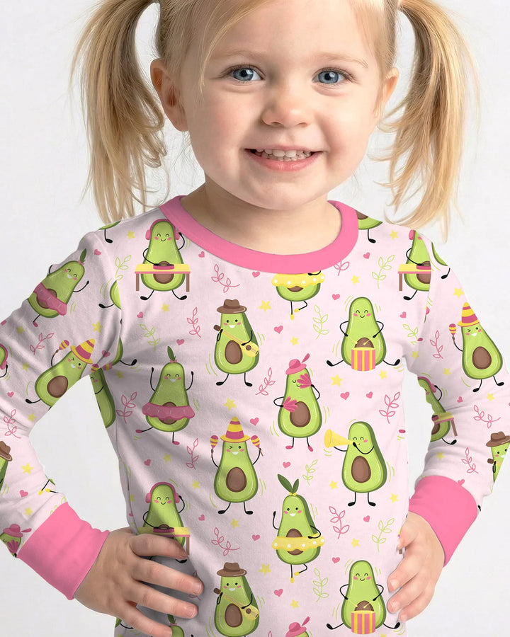 Avocado Fiesta Two Piece Long Sleeve Pajama Set