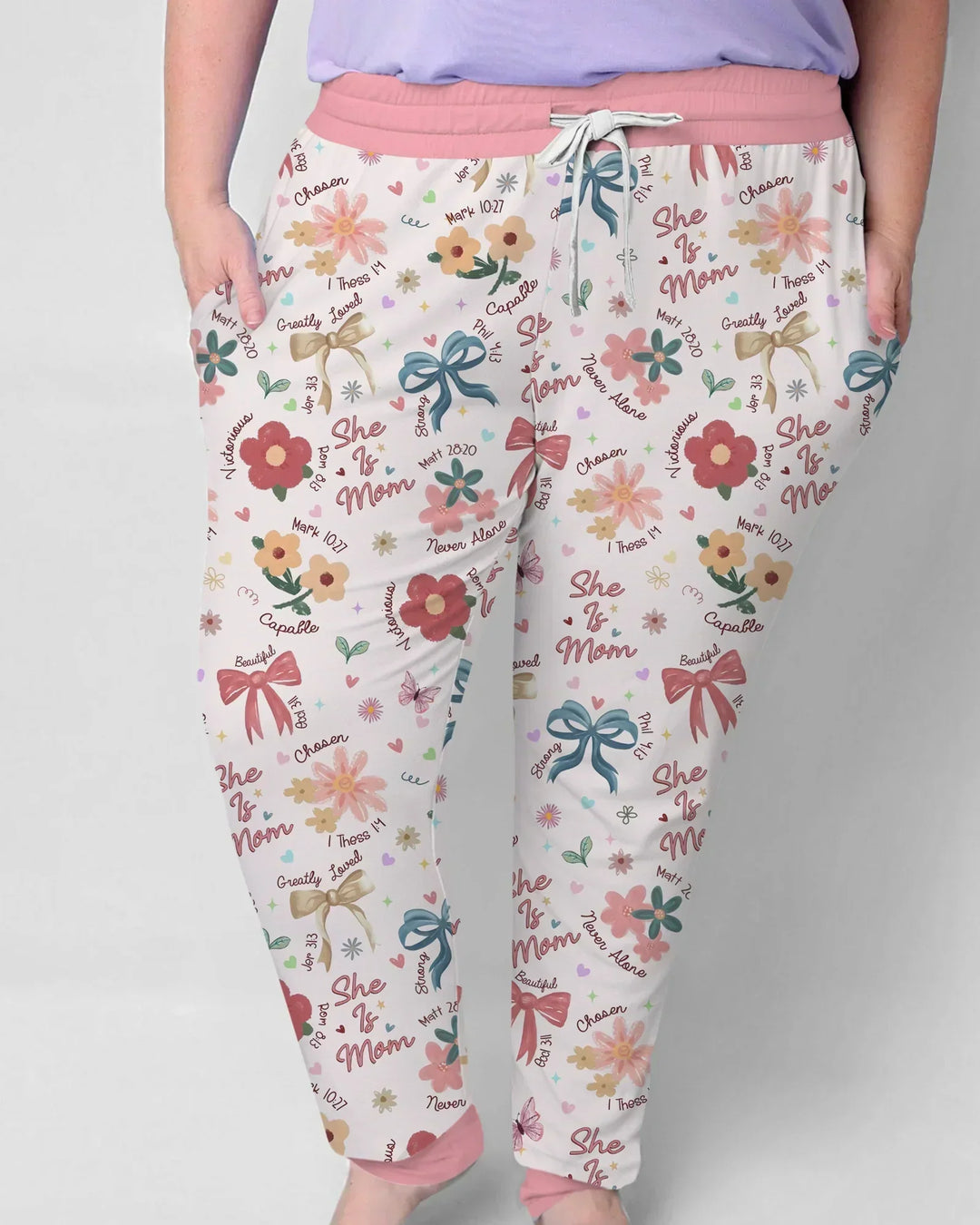 She Is Mom Conjunto de pijama de bambú para mujer