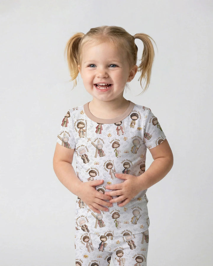 The 12 Apostles Bamboo Two Piece Short Sleeve Pajama Set