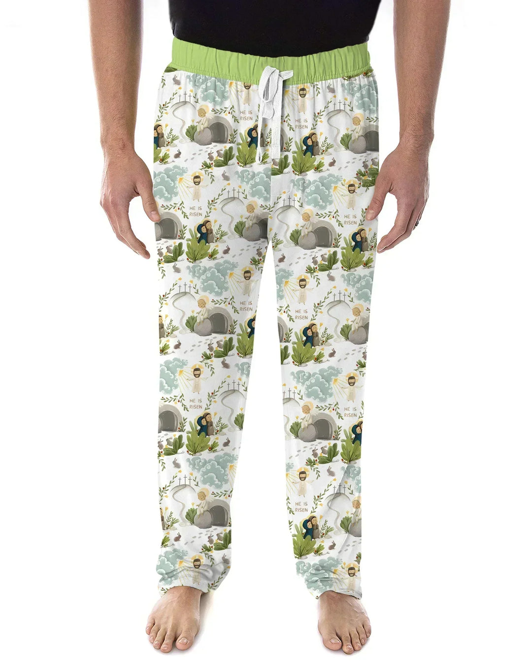 Matthew 28:1–8 He Is Risen Bamboo Men's Pajama Set