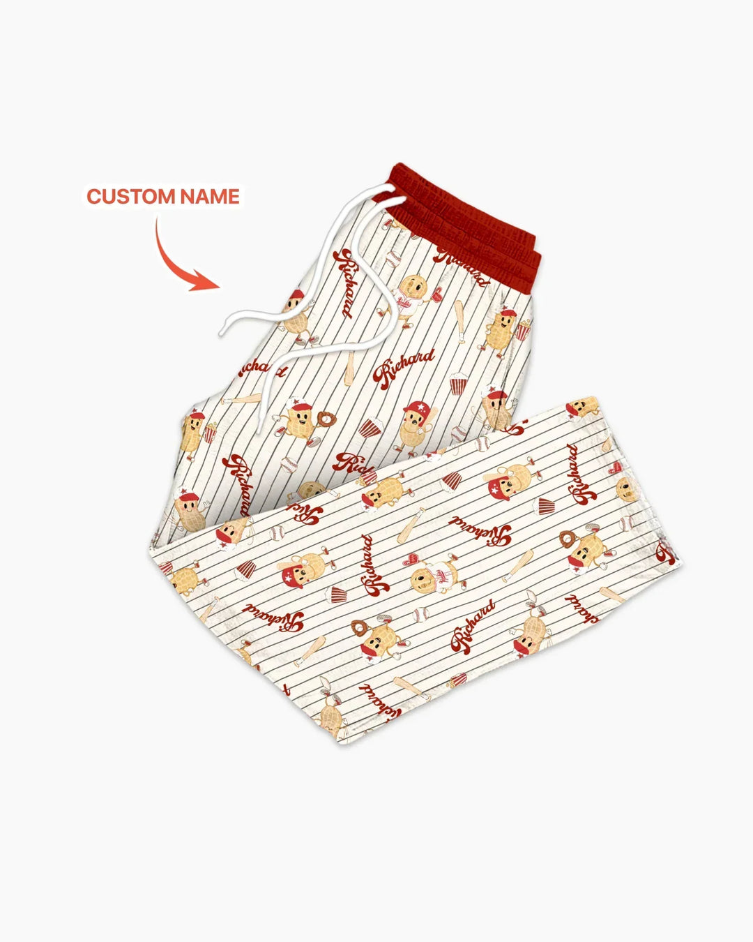 Conjunto de pijama de bambú para hombre Nam Retro Ballgame personalizado