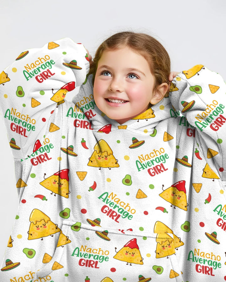 Lil Nacho Average Kid Tragbarer Bambus-Deckenhoodie