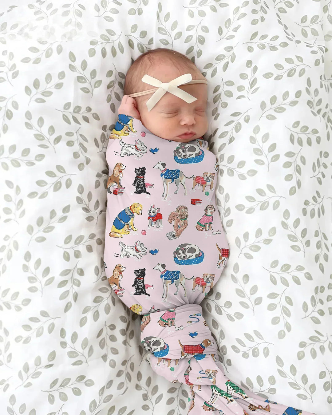 Best Bud Bark Family Matching swaddle blanket