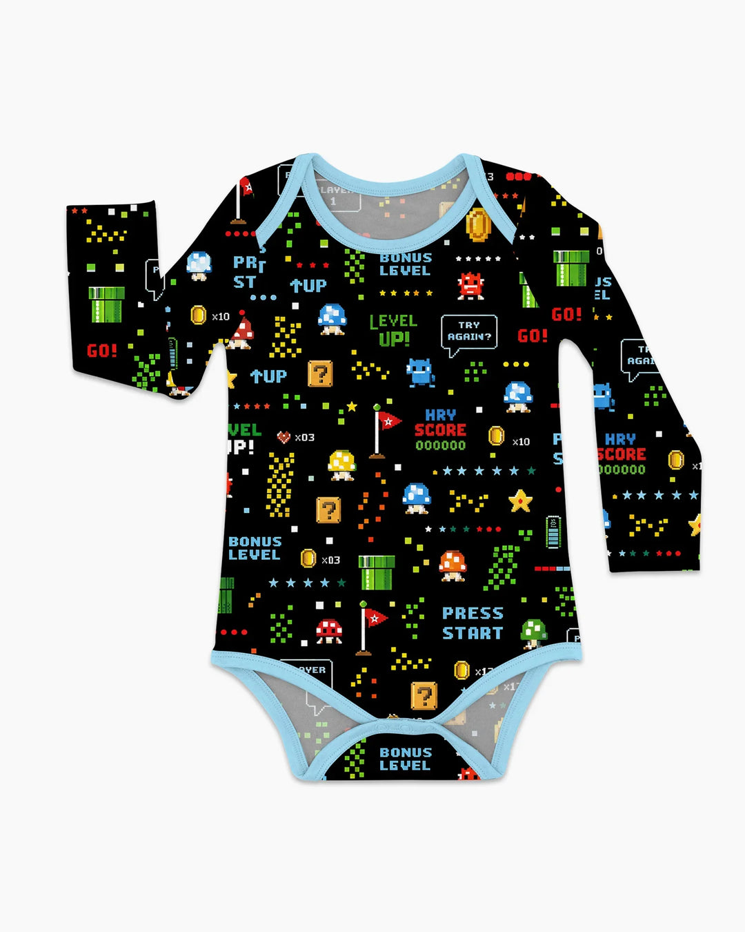 Traje de bambú a juego para amantes de los juegos de píxeles