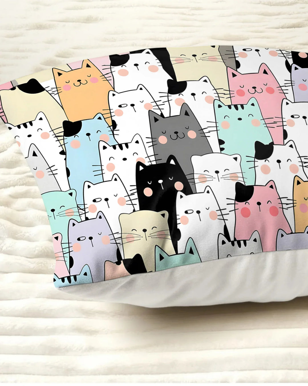 Purrfect Crowd Pillow Case