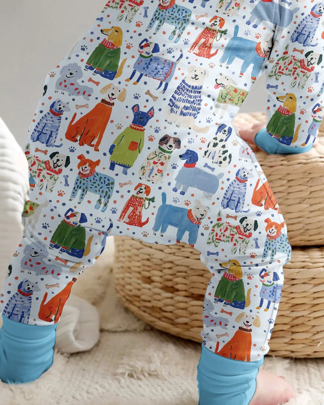 Whimsical Puppy Bamboo Convertible Zippy