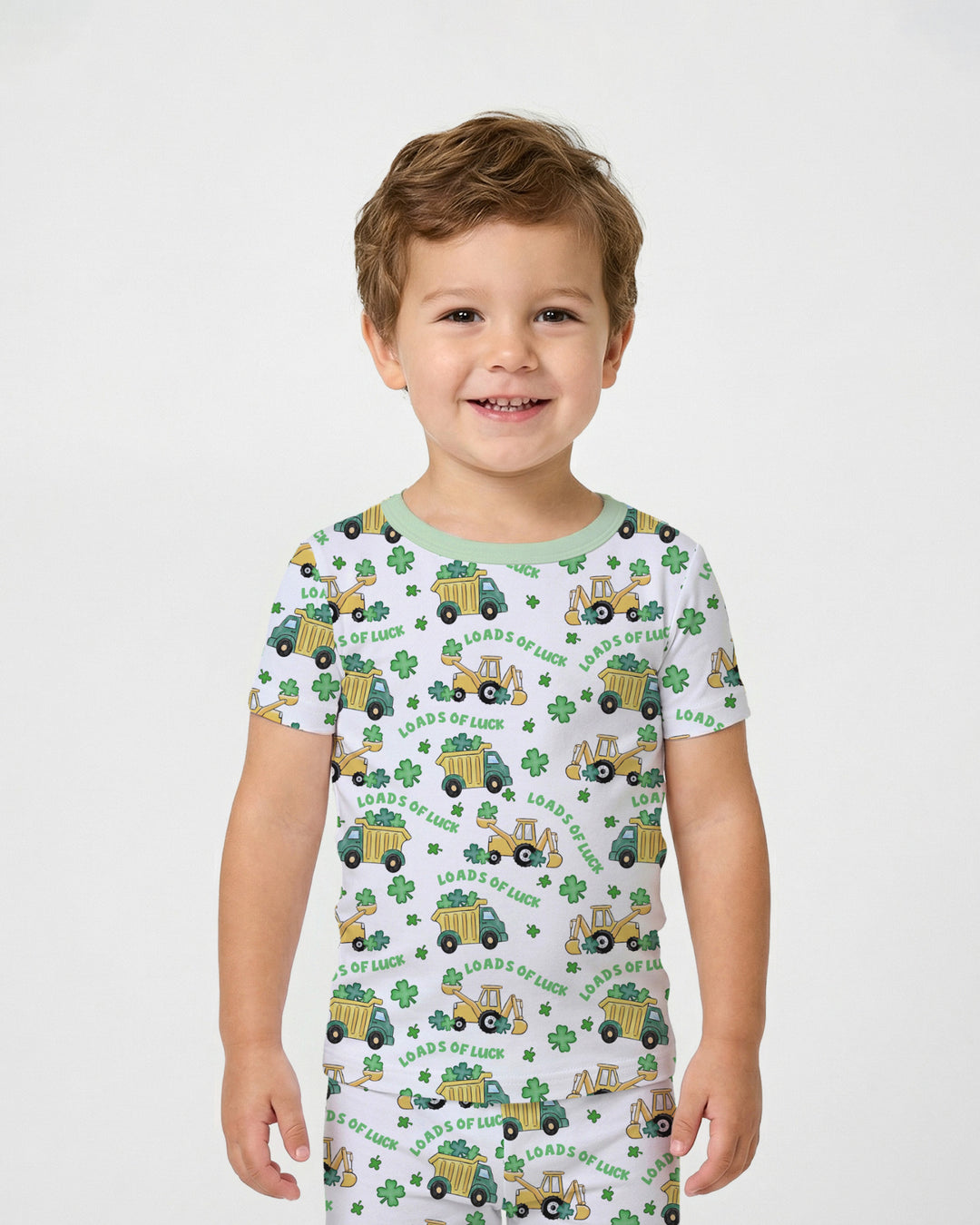 Loads Of Luck Two Piece Short Sleeve Pajama Set