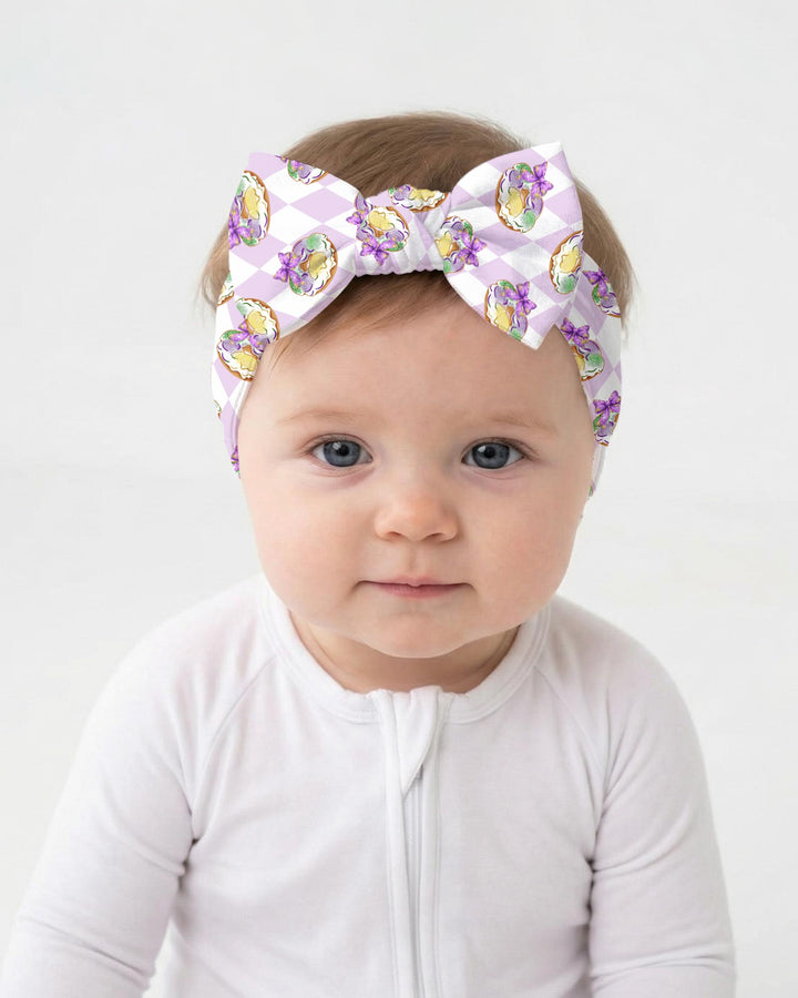 Mardi Gras Donut Headband