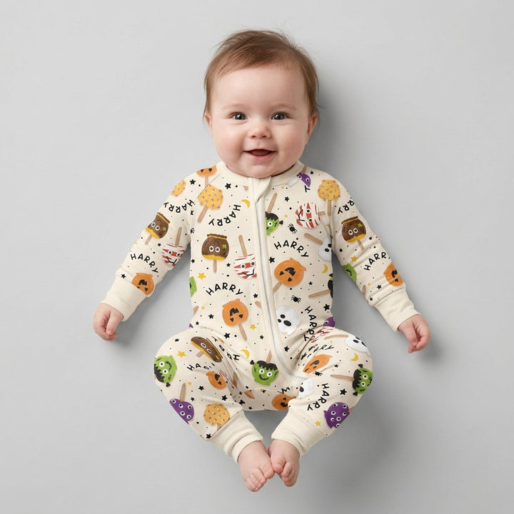 Custom Name Halloween Treats Bamboo Convertible Zippy