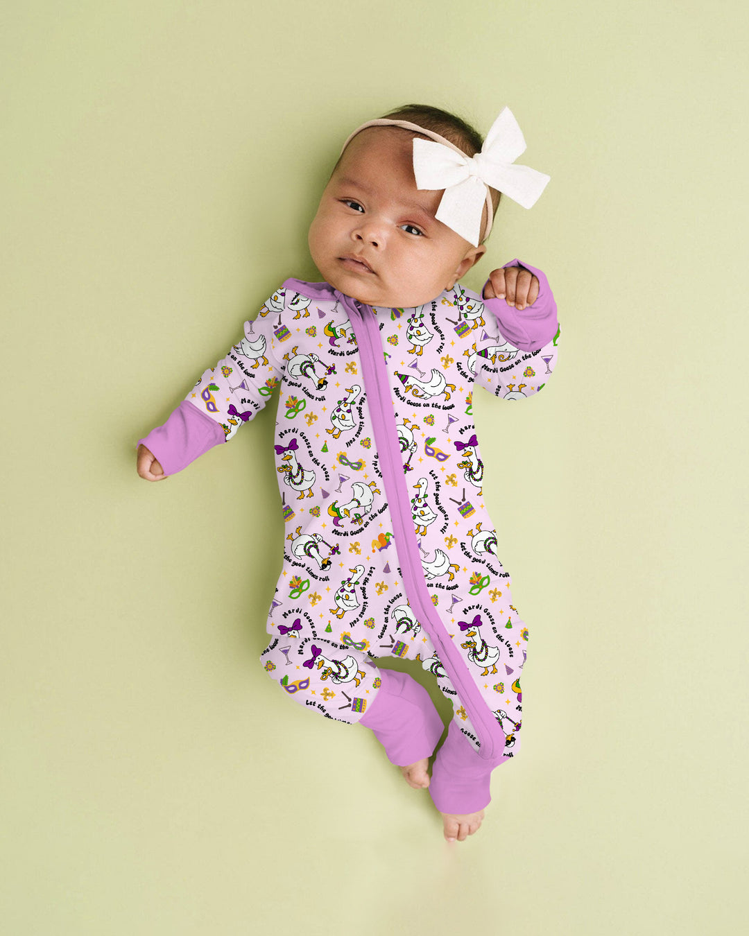 Mardi Gras Silly Goose Convertible Zippy