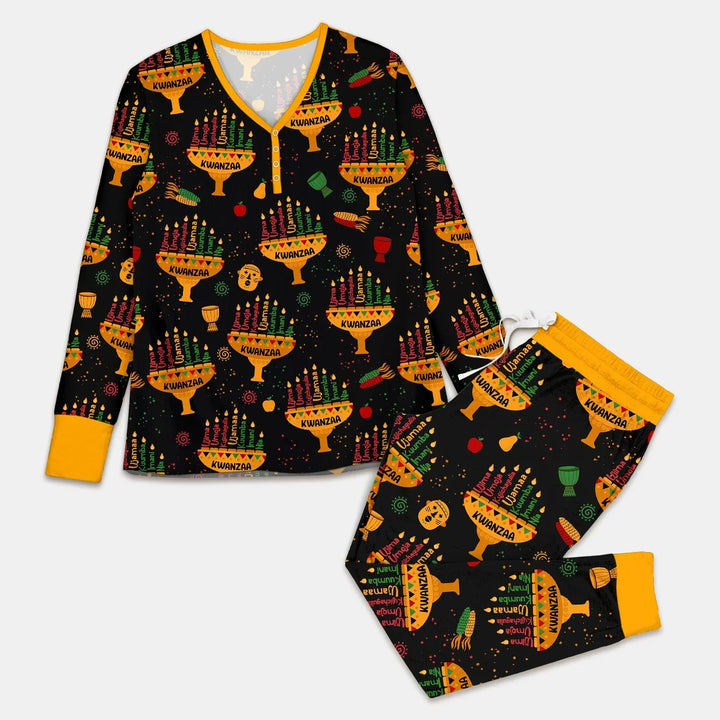 Happy Kwanzaa Women Pajama Set