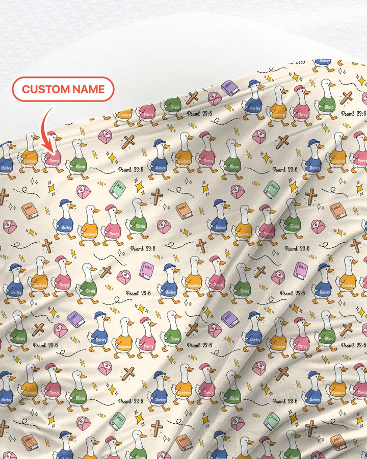 Psalm 23:6 Matching Family swaddle blanket
