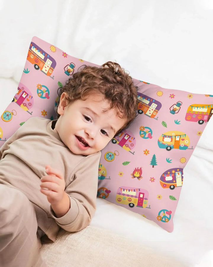 Happy Little Camper Bamboo Pillow Case