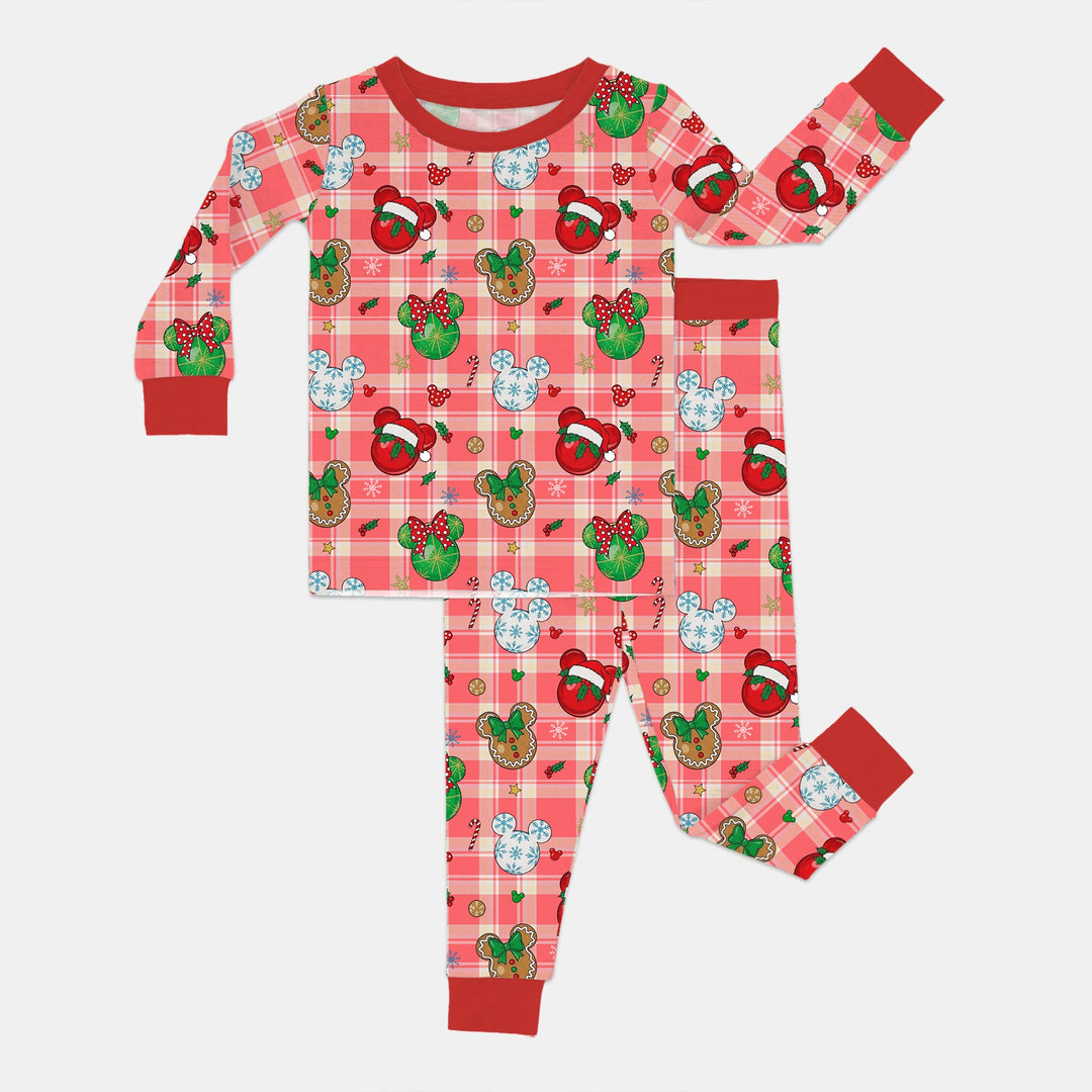 Magical Mouse Christmas Two Piece Long Sleeve Pajama Set