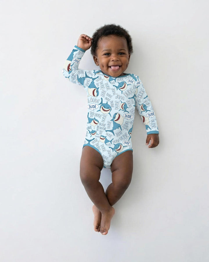 Gerippte Babykleidung mit individuellem Foto - Weich &amp; Skizzenhaft