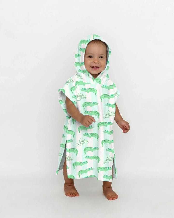 Poncho de natación de bambú Later Gator