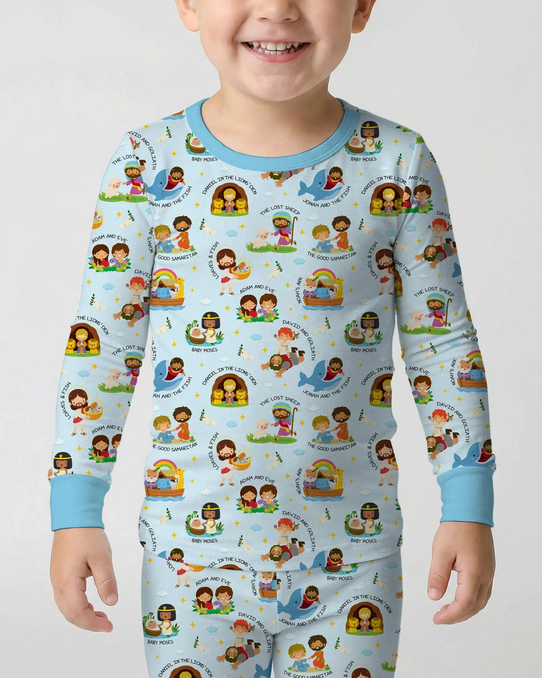 Bible Stories Two Piece Long Sleeve Pajama Set