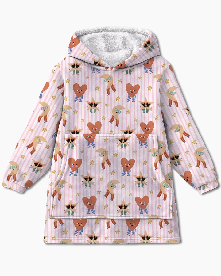 Dance More Dances Wearable Bamboo Blanket Hoodie
