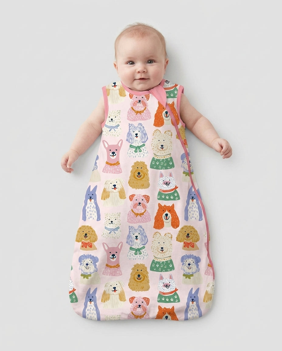 Puppy Portrait Bamboo Sleep Bag