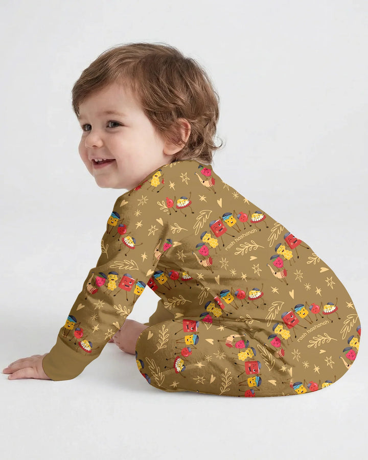 Gerippte Babykleidung mit individuellem Foto - Weich &amp; Skizzenhaft