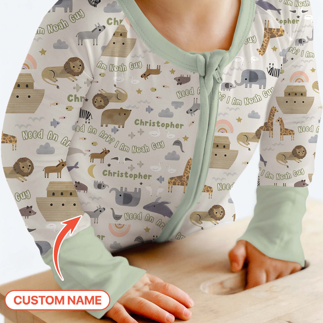Need An Ark? I Noah Guy Custom Name Convertible Zippy