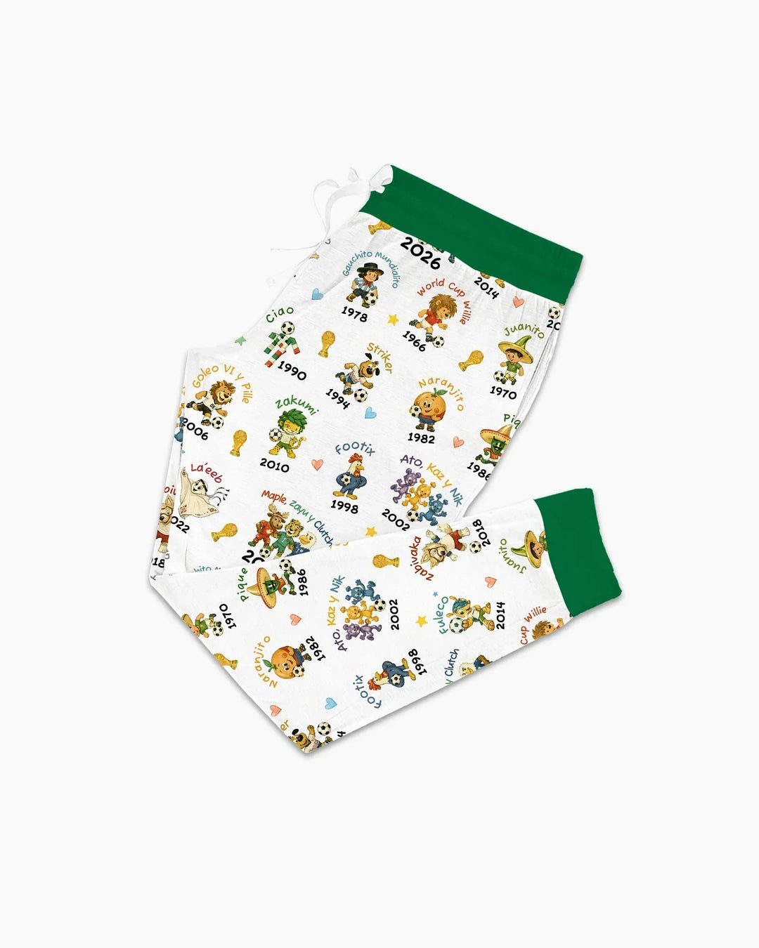 Soccer cup Mascots Bamboo Women Pajama Set