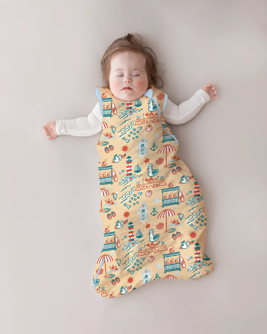 Saco de dormir de bambú Seaside Storybook Days
