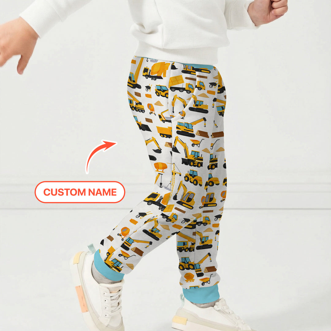 Custom Name Construction Initials Jogger