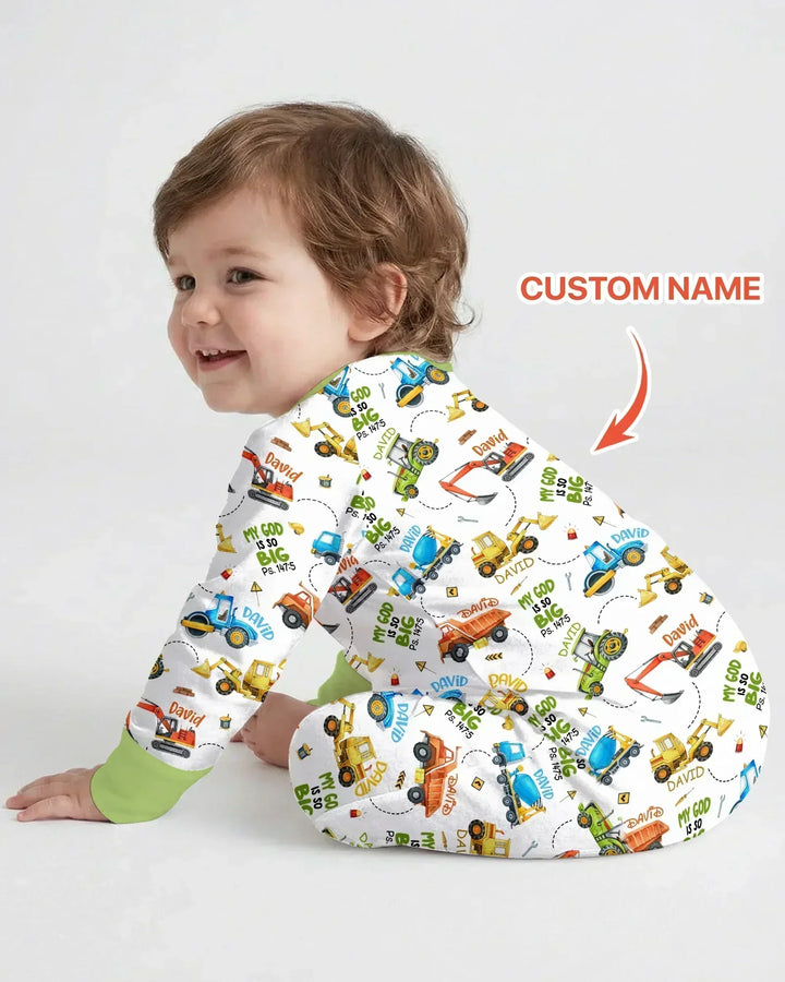 My God Is So Big Custom Name Bamboo Convertible Zippy