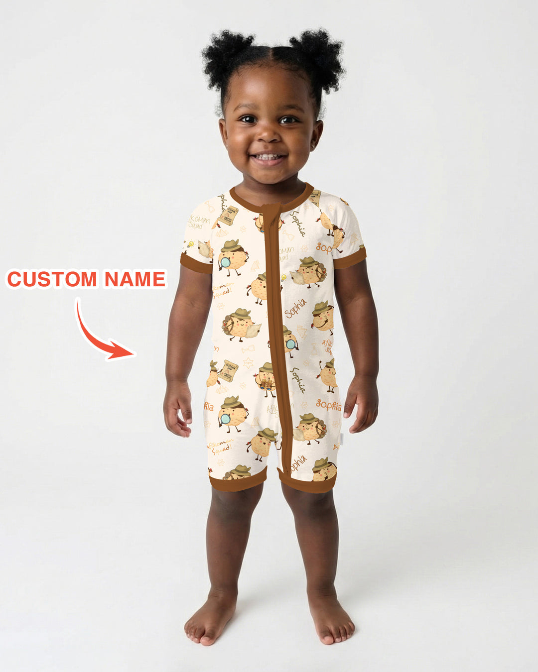 Custom Name Passover Afikoman Shorty Zippy