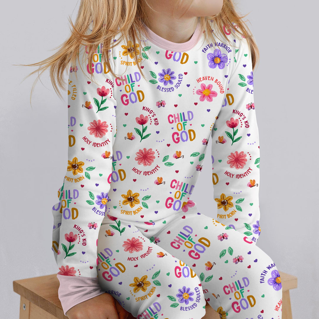 Child of God Two Piece Long Sleeve Pajama Set