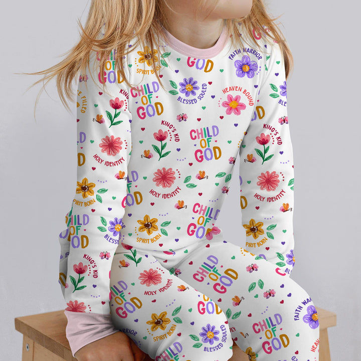 Child of God Two Piece Long Sleeve Pajama Set