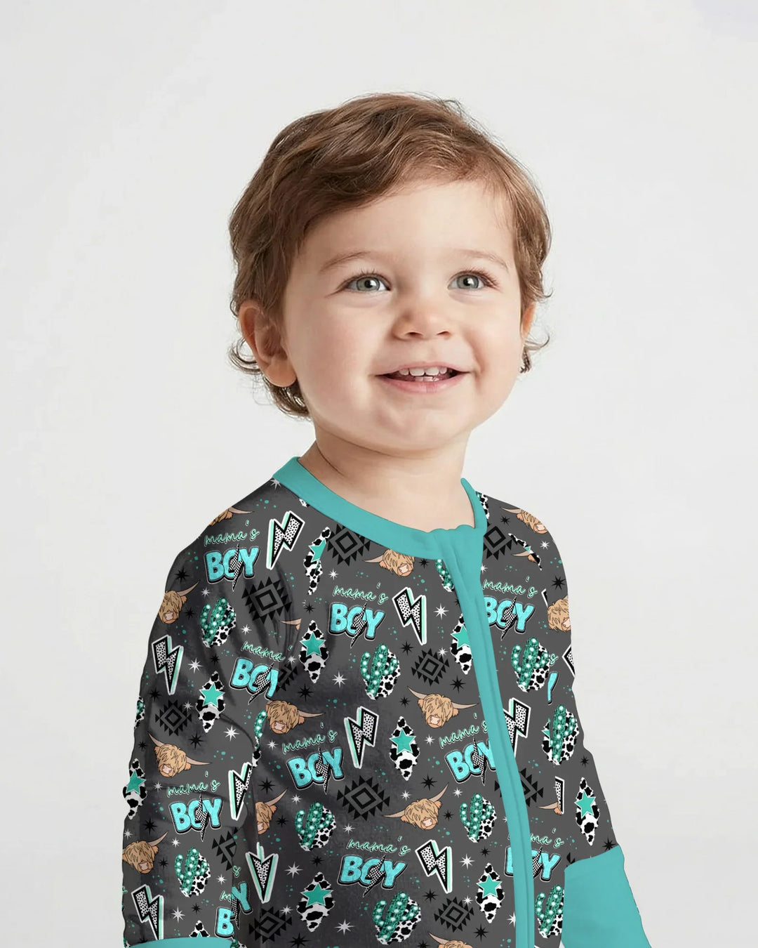 Western Mama & Me Matching  Bamboo Convertible Zippy