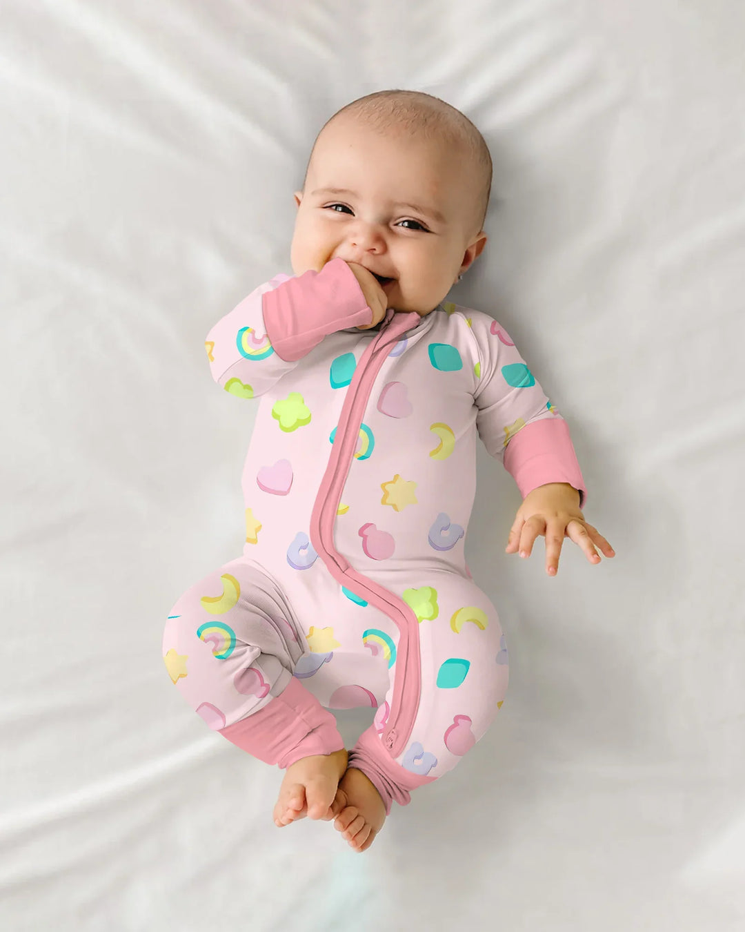 Gerippte Babykleidung mit individuellem Foto - Weich &amp; Skizzenhaft