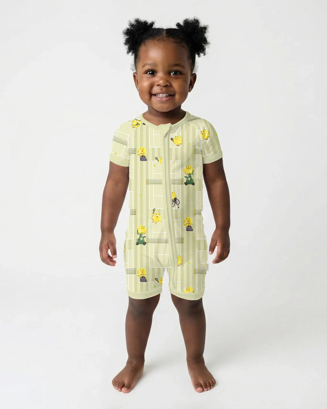 Tennis Bamboo Shorty Zippy
