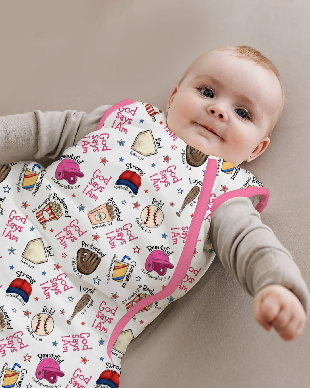 Christian Baseball Sleep Bag