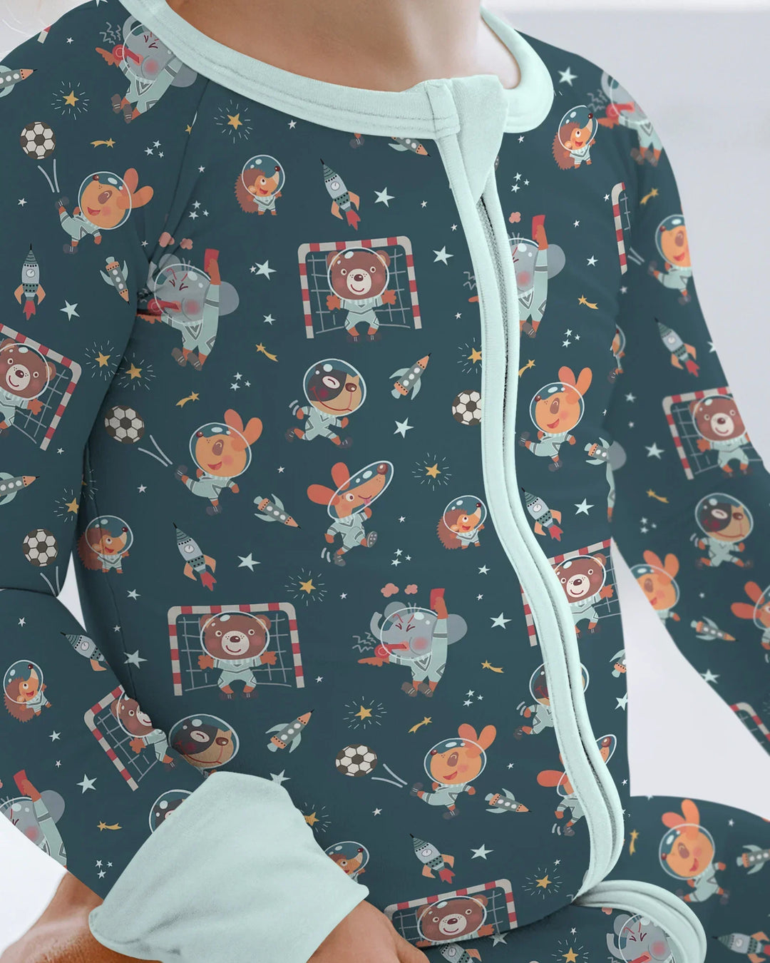 Space Soccer Bamboo Convertible Zippy