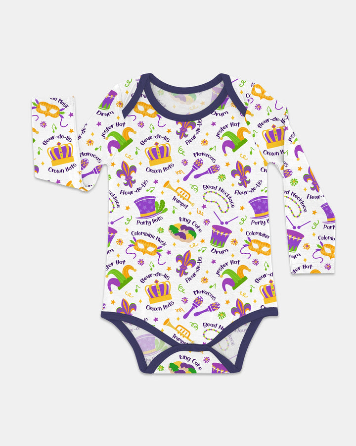 Mardi Gras Family Matching Bodysuit