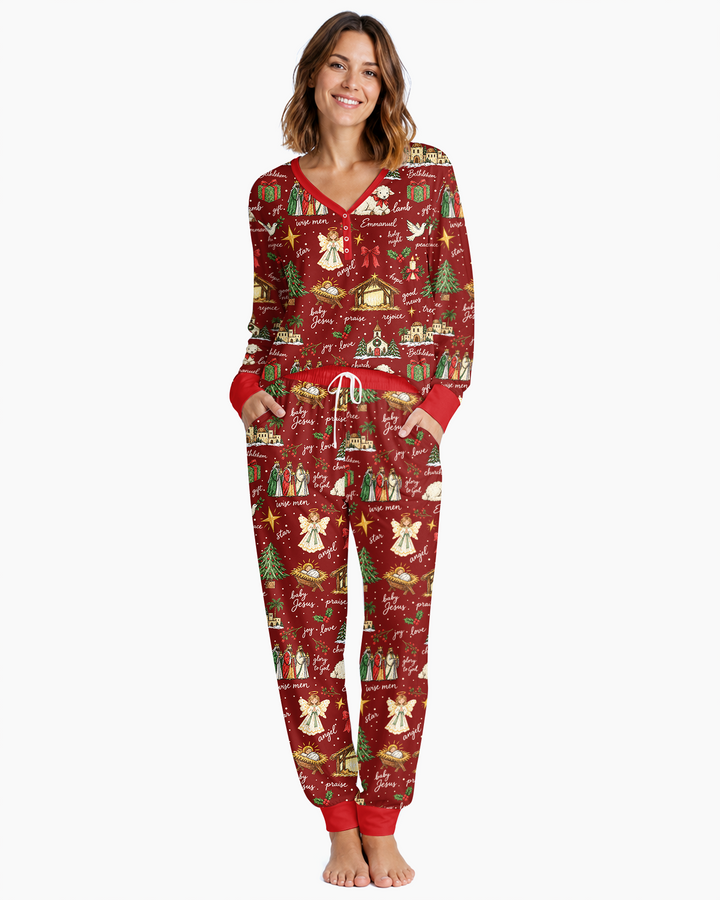 Tis The Season Family Matching Bamboo Women Pajama Set